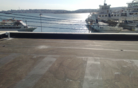 izover Σαλαμίνα για επικόλληση πλακιδίων απευθείας στην στεγανοποίηση