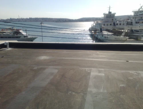 izover Σαλαμίνα για επικόλληση πλακιδίων απευθείας στην στεγανοποίηση