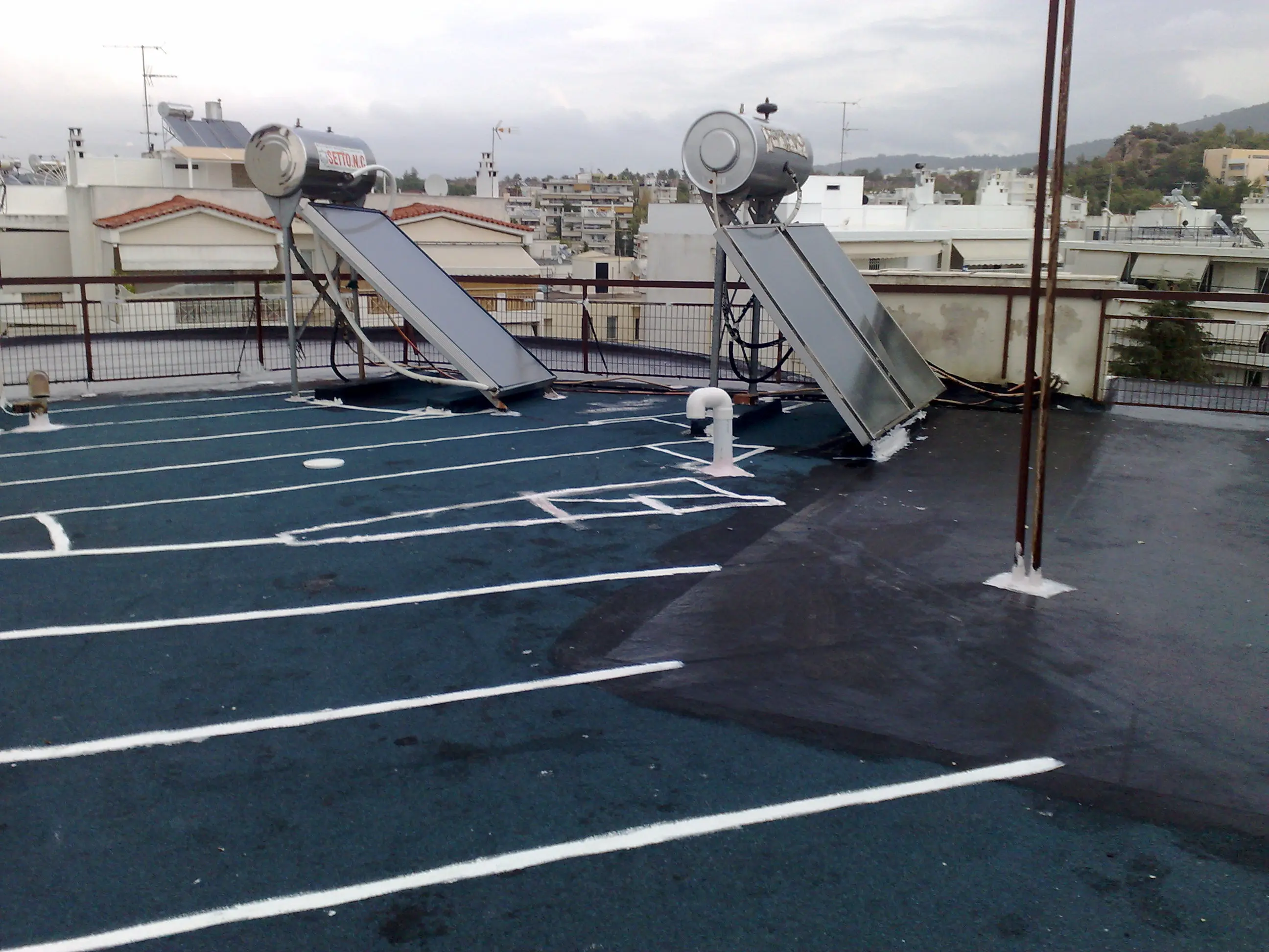 Σφράγιση αρμών με μαστίχα