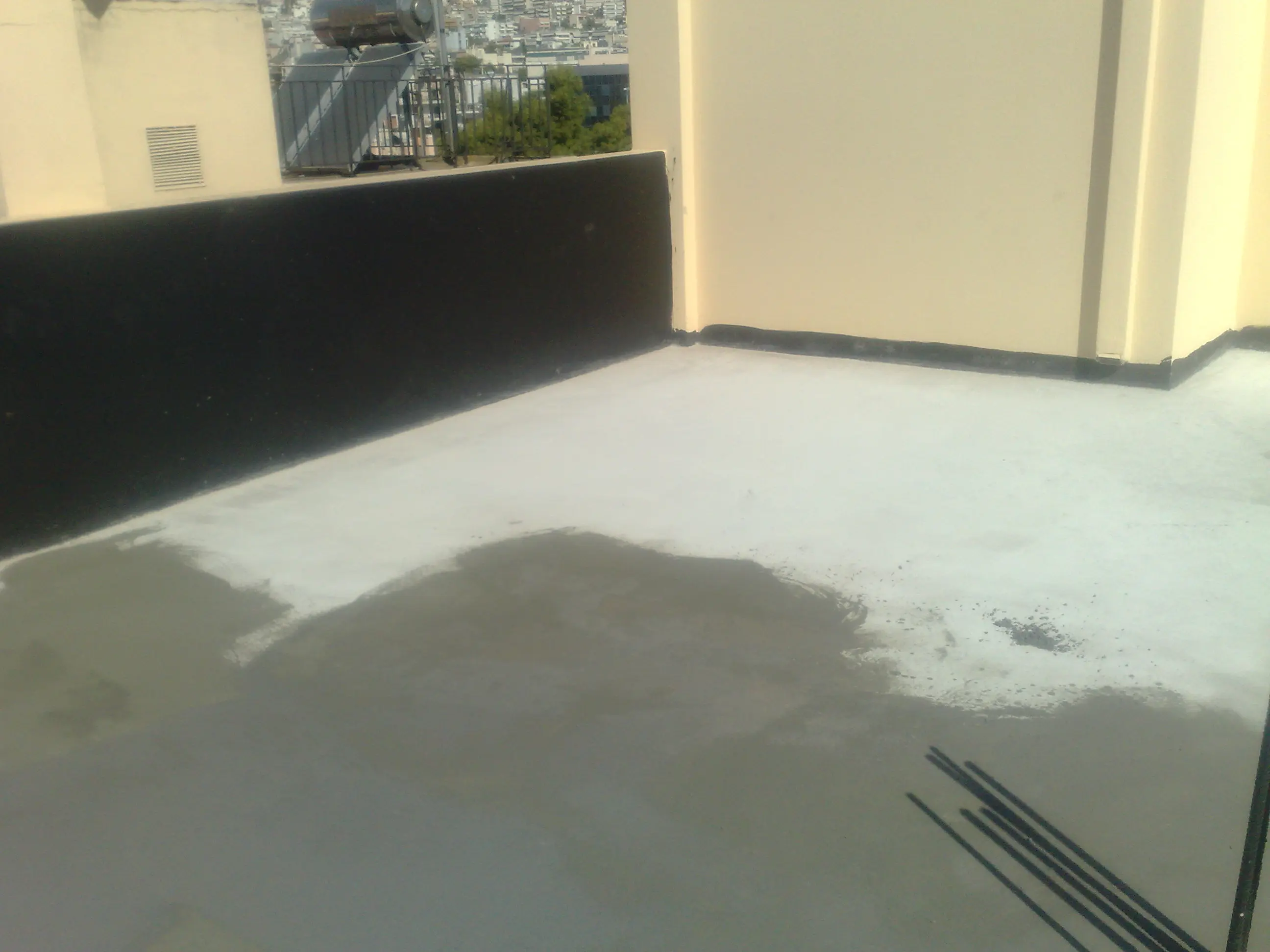 τσιμεντοκονία σε ανεστραμμένη