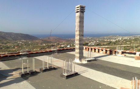 συμβατική θερμομόνωση με κονία - Λαύριο