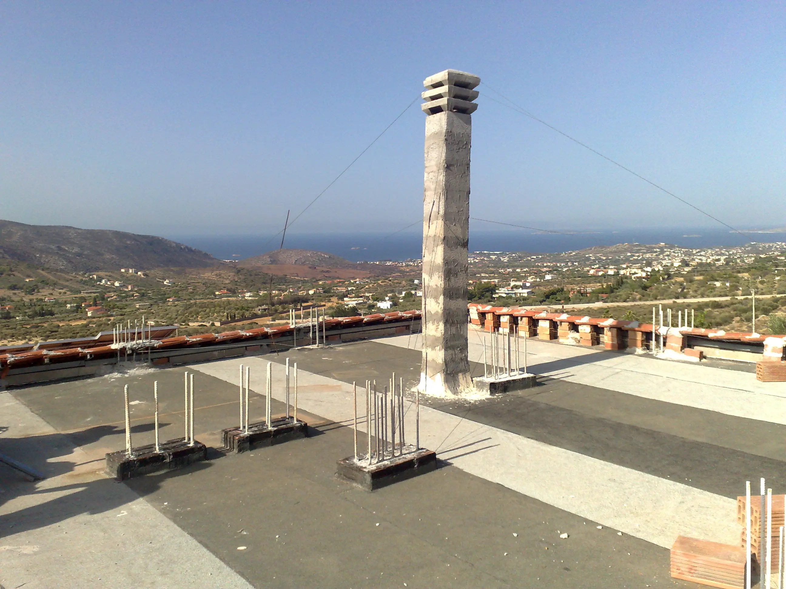 συμβατική θερμομόνωση με κονία - Λαύριο