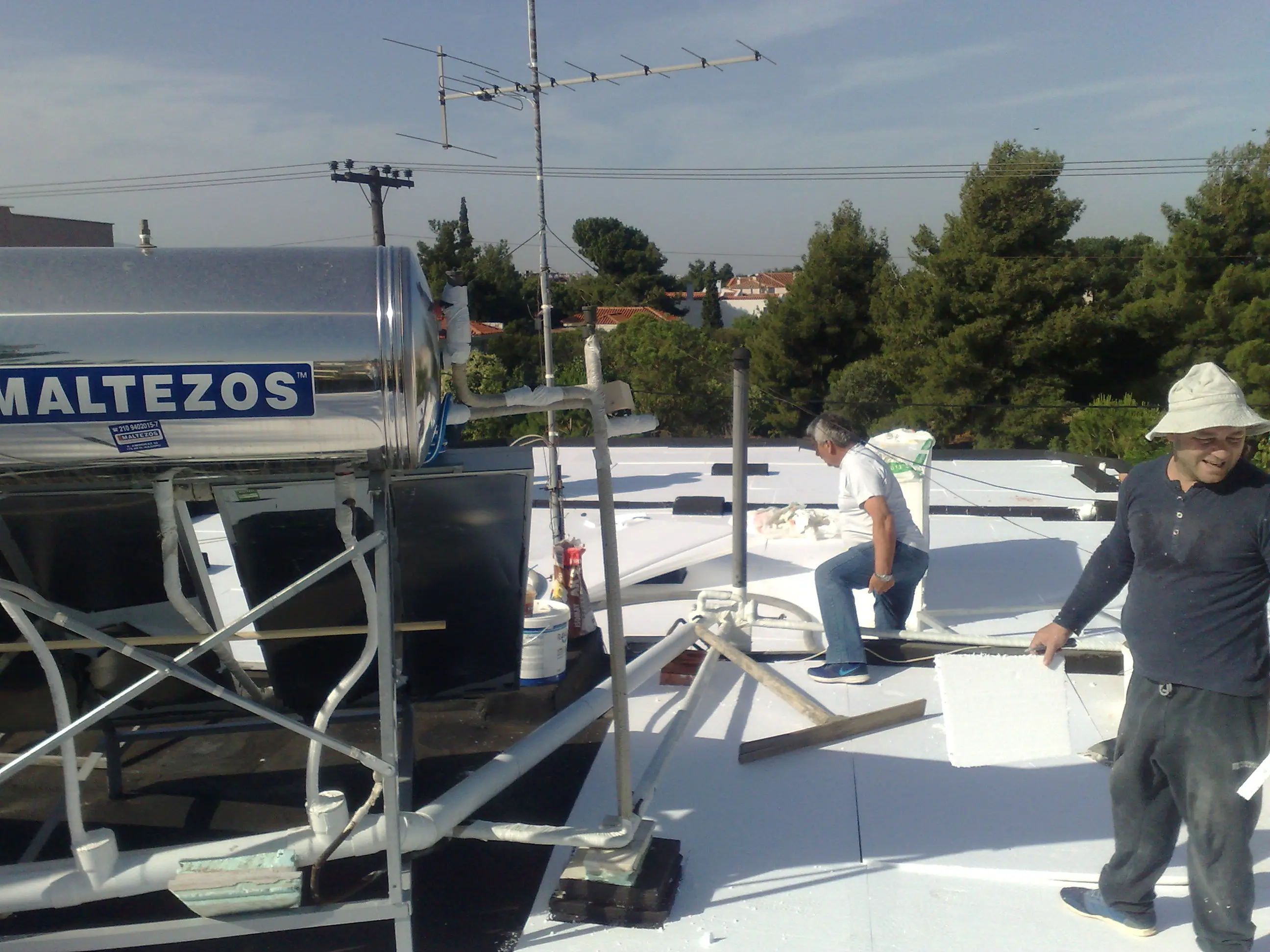 eps πλάκες σε ανεστραμμένες μονώσεις