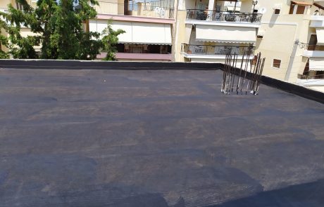 σφράγιση μόνωσης με ασφαλτικά