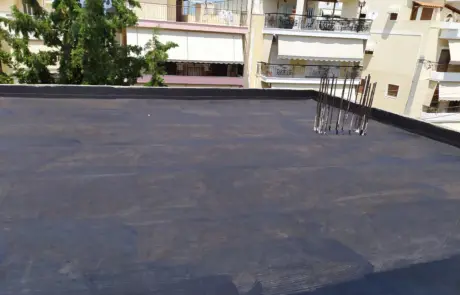 σφράγιση μόνωσης με ασφαλτικά