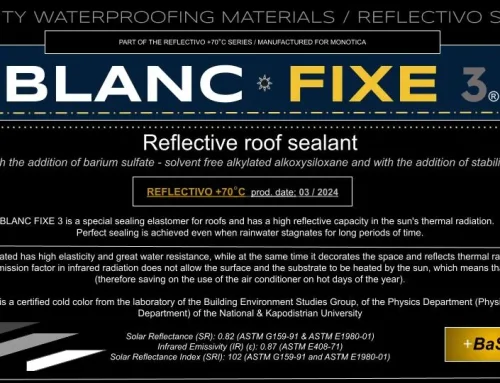 Ανακλαστικό υλικό BLANC FIXE 3 (σειρά REFLECTIVO +70°C)