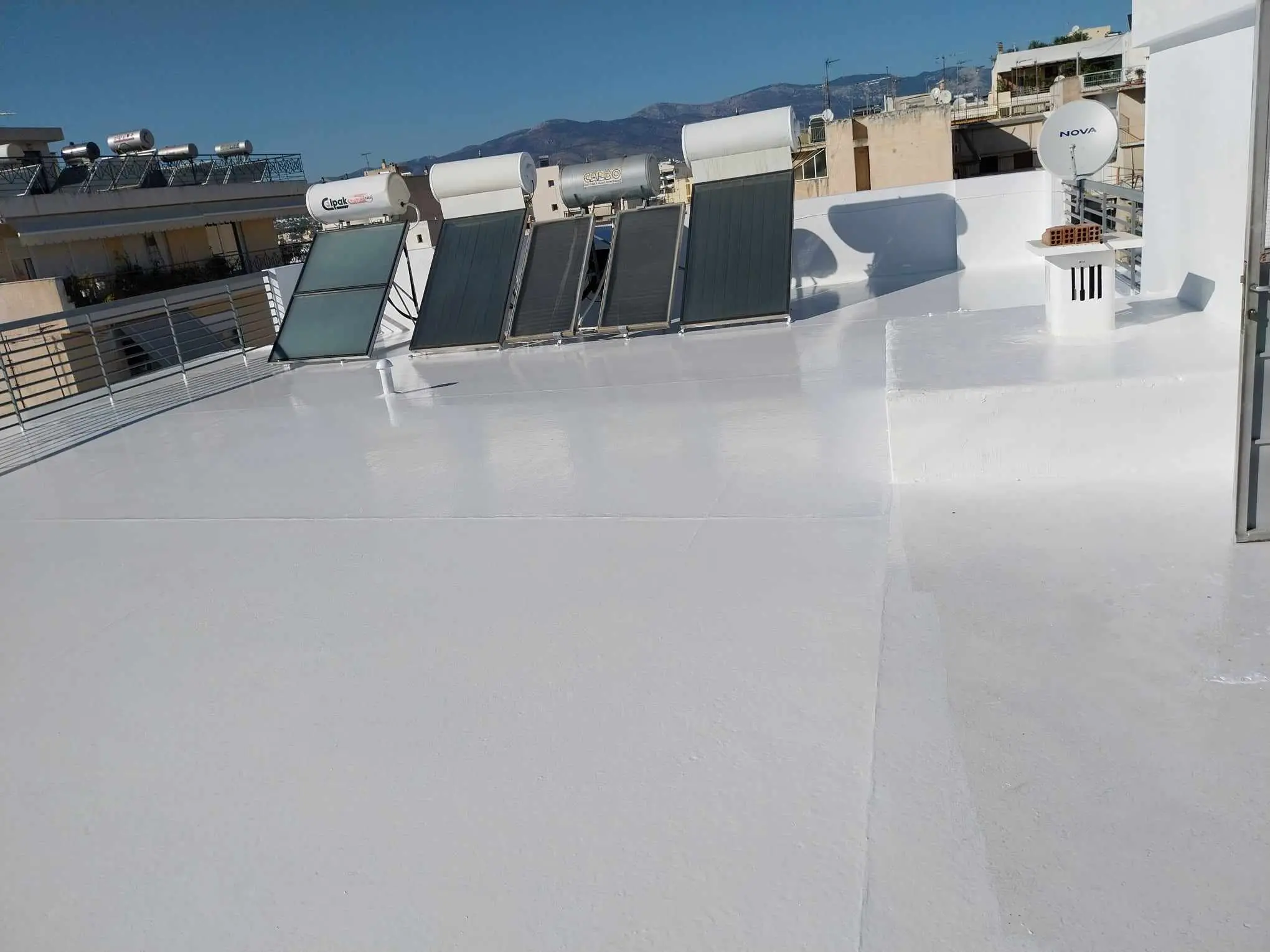 blanc fixe 3 ως τελ. μορφη – Γλυφαδα blanc fixe 3 λευκό - 3η στεγάνωση ταράτσας