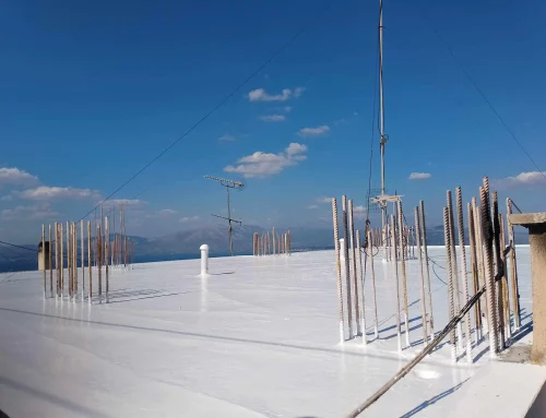 Εφαρμογή Hyperdesmo Lv σε ταράτσα Αττική